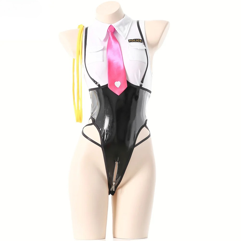 Anime Cosplay Bodysuit - Anime Girl Police Office Uniform Women