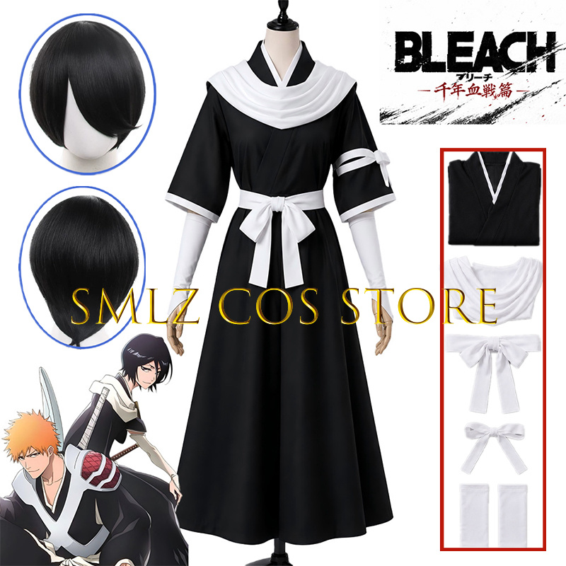 Anime Cosplay Wig - 2026 TYBW Rukia Cosplay Kuchiki Costume