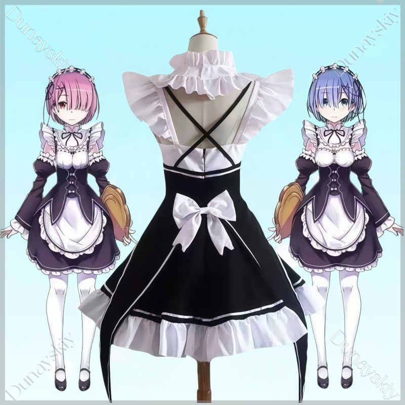 RE0 Rem Ram BJD Fits 100-170cm - đánh giá và giá Anime Cosplay Rem