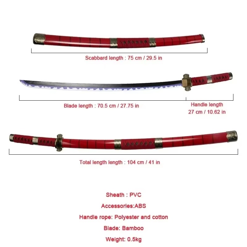 40incn Roronoa Zoro Katana Nin - đánh giá và giá Anime Cosplay Katana