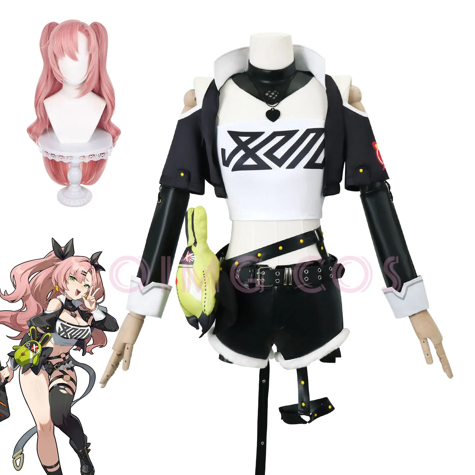 Nicole Demara Zenless Zone Zer - đánh giá và giá Anime Cosplay Wig