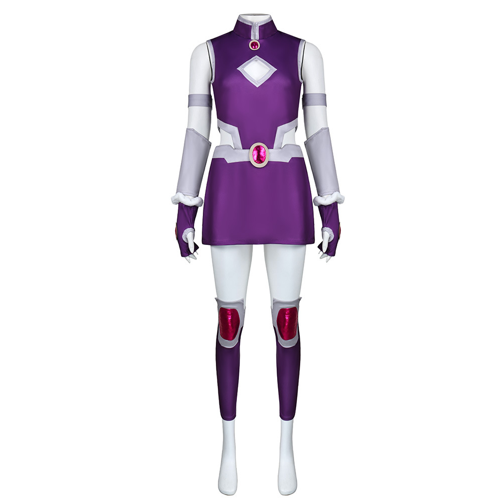 Koriand Cosplay Starfire Purpl - đánh giá và giá Anime Cosplay Bodysuit