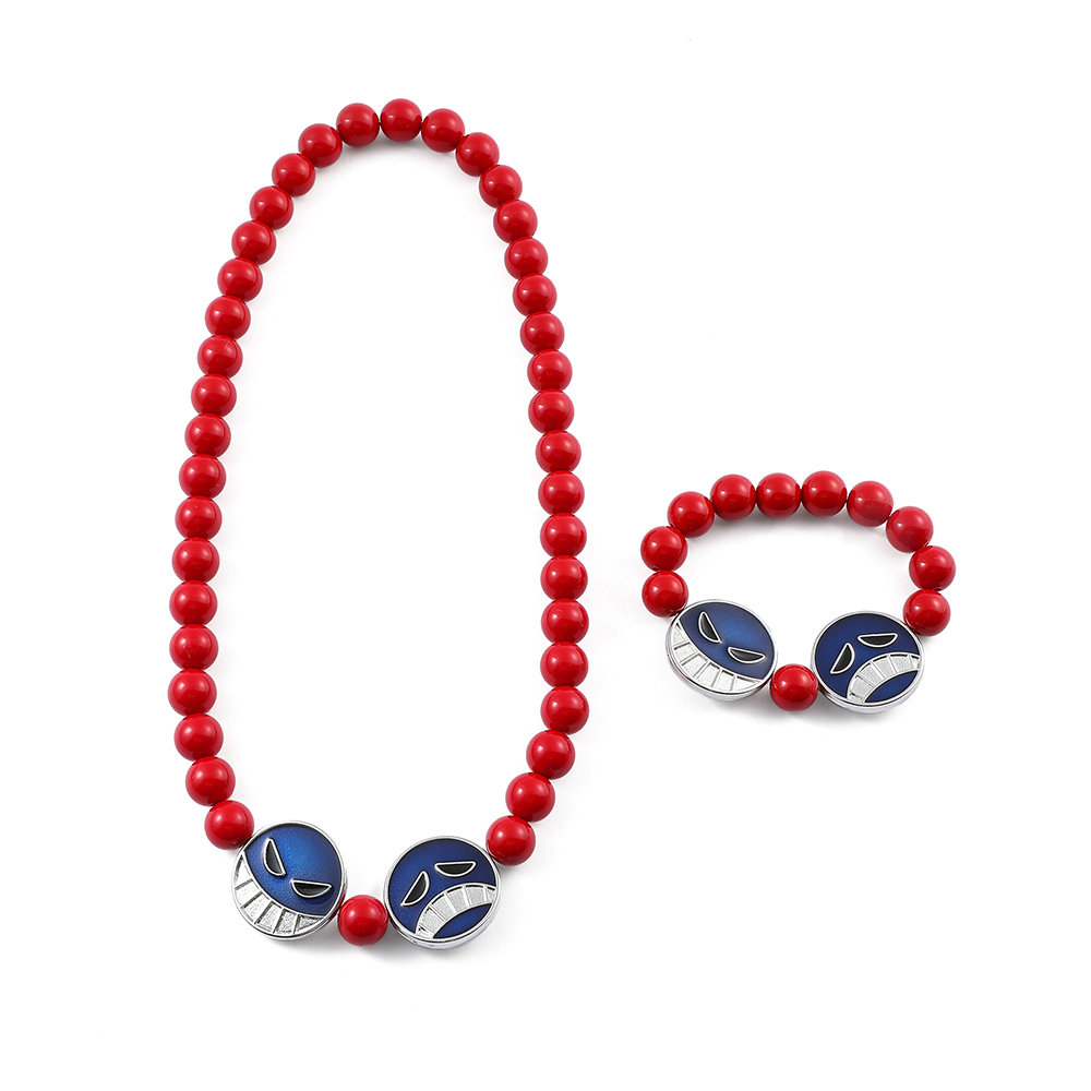 Anime red bead face bracelet a - đánh giá và giá Anime Cosplay Website