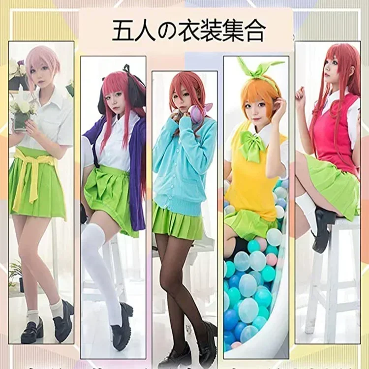2026 Halloween Costume de Cosp - đánh giá và giá Quintuplets Anime Cosplay