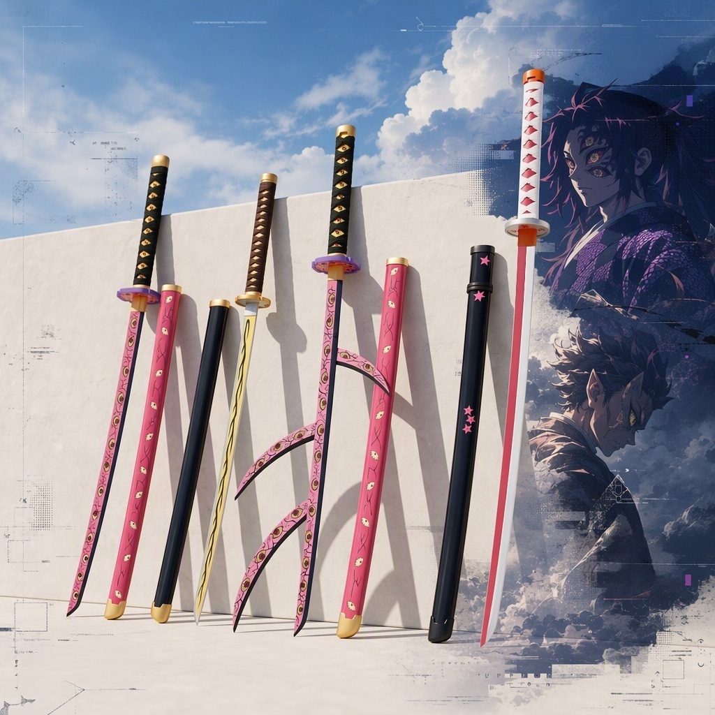 40inch Demon Slayer Agatsuma Z - đánh giá và giá Anime Cosplay Katana