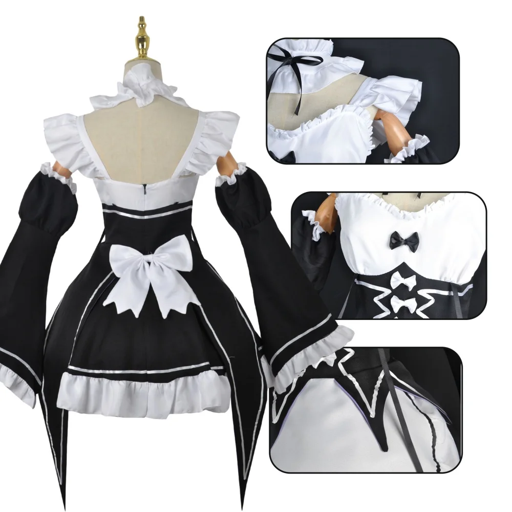Anime Ram Rem Maid Cosplay Re  - đánh giá và giá Anime Cosplay Rem