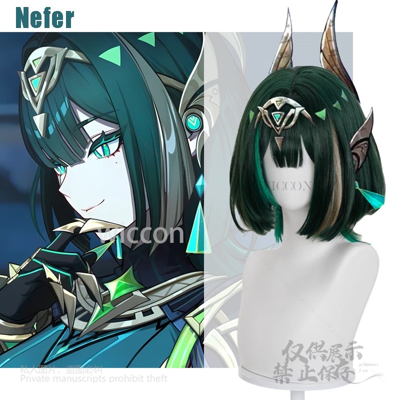 Anime Game Genshin Impact New  - đánh giá và giá Anime Cosplay Wig
